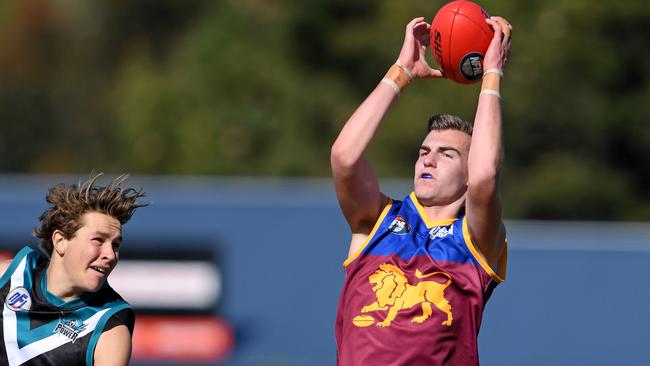 Mitchell Kalpakis in action for South Morang. Picture: Andy Brownbill