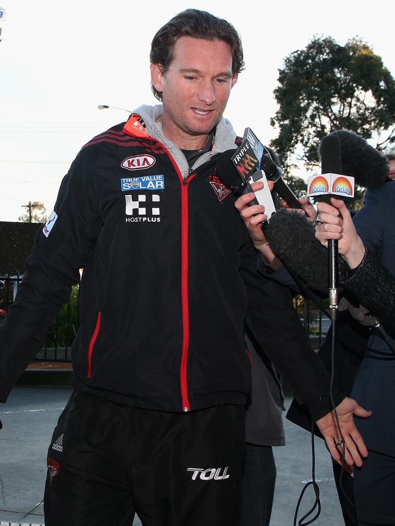 James Hird faced all sorts of scrutiny throughout the drugs saga.