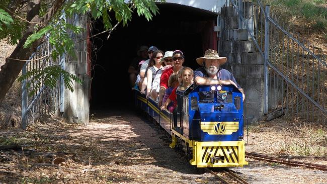 Townsville and District Society of Model Engineers run the train park at Lou Litster Park on Boundary Street opposite the Civic Theatre.