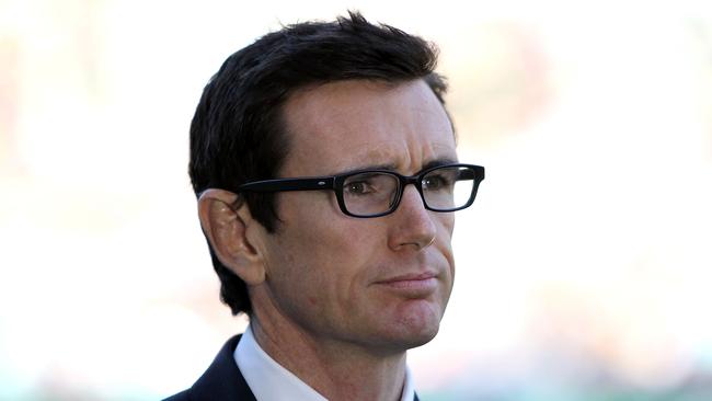 SYDNEY, AUSTRALIA - APRIL 21: Ben Ikin commentator during the round seven NRL match between the Parramatta Eels and the Wests Tigers at ANZ Stadium on April 21, 2014 in Sydney, Australia. (Photo by Ashley Feder/Getty Images)