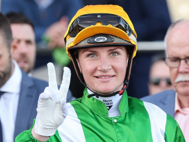 Star jockey Jamie Kah  will ride at the Balaklava Cup meeting. Picture: George Sal-Racing Photos via Getty Images