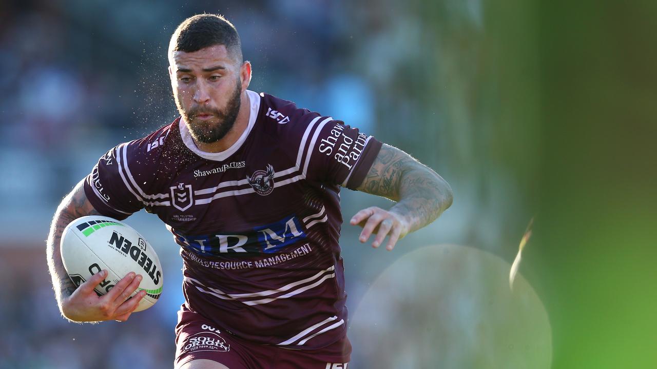 Joel Thompson of the Sea Eagles was taken into intensive care