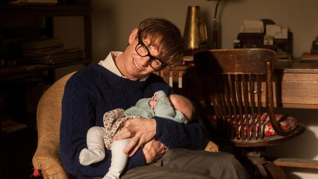 Eddie Redmayne as Stephen Hawking in The Theory of Everything.