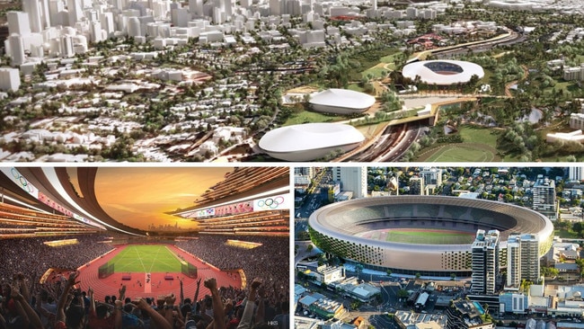 Which stadium should be the centrepiece of the Brisbane Olympics?