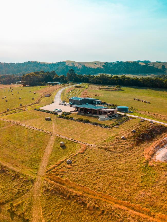 The orchard from which they hope to create a uniquely South Gippsland cider