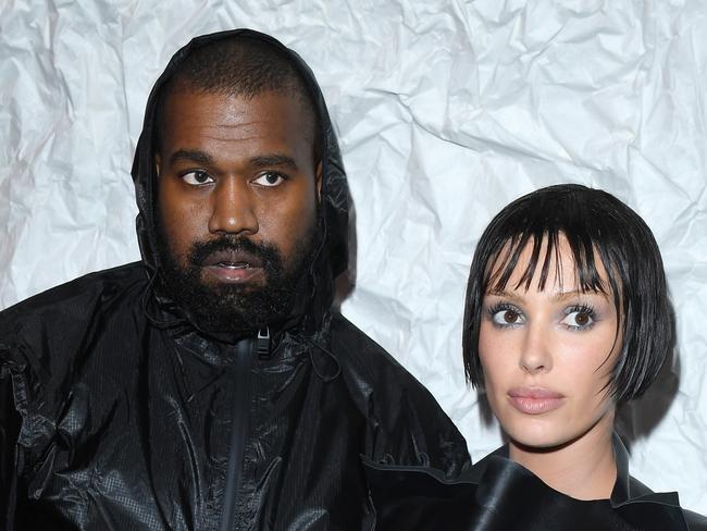 MILAN, ITALY - FEBRUARY 23: Kanye West and Bianca Censori attend the Marni Fall/Winter 2024 Fashion Show during the Milan Fashion Week - Womenswear Fall/Winter 2024-2025 on February 23, 2024 in Milan, Italy. (Photo by Alessandro Levati/Getty Images for Marni Srl)