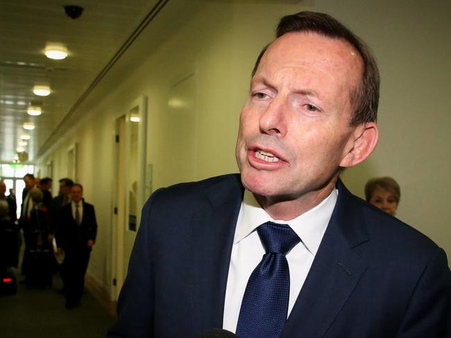 It’s time for Tony Abbott to leave parliament, members of the Libs say. Picture: Ray Strange.