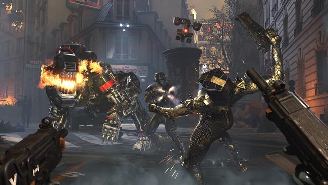 The firefights in Youngblood can get pretty intense, especially when armoured robotic enemies show up as well.