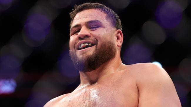 Sydney heavyweight Tai Tuivasa recorded a fourth consecutive win at UFC 269. Picture: Carmen Mandato/Getty Images
