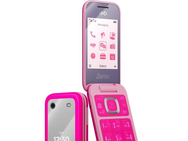 HMD Barbie phone 4G. Picture: Supplied