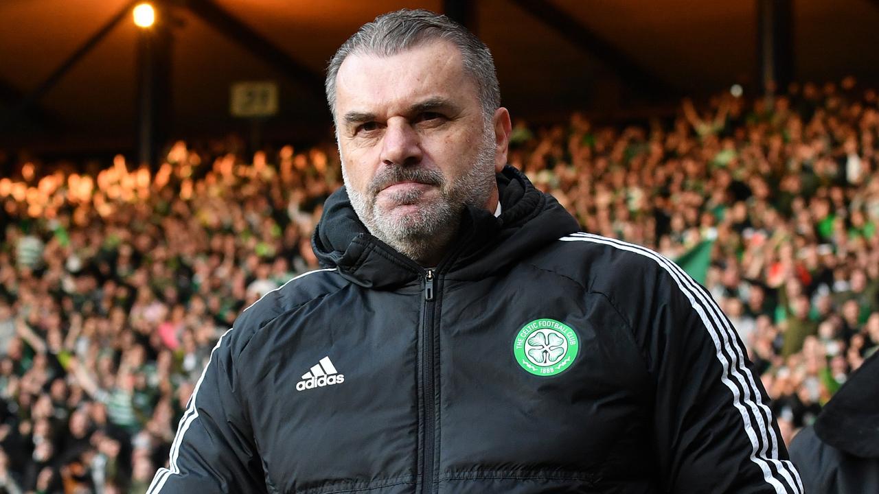 Celtic skipper Callum McGregor wants Ange Postecoglou to stay in Glasgow amid the Aussie boss’ recent links to the Chelsea gig. (Photo by Mark Runnacles/Getty Images)