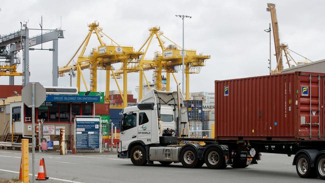 The industrial dispute between ports operator DP World and the MUA was settled last week. Picture: Nikki Short