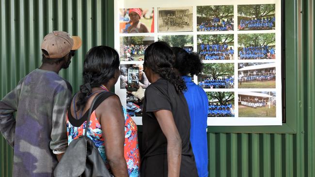 Yirrkala School celebrates its 50th anniversary of bilingual education. Picture: Sierra Haigh