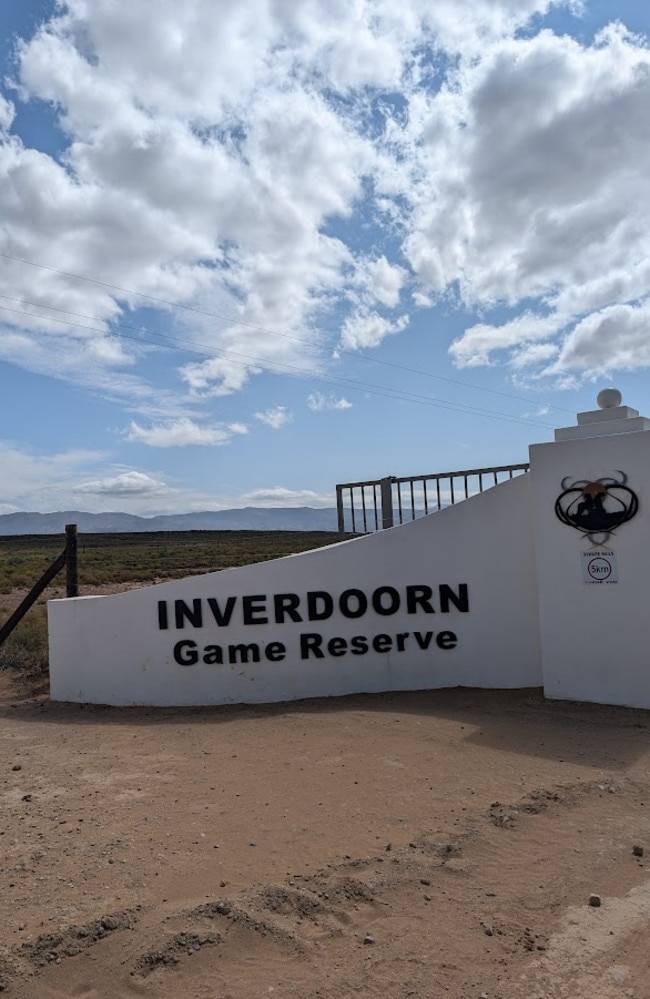 Inverdoorn Private Game Reserve is a 10,000 hectare reserve, located at the gates of Karoo – about a three-hour drive from Cape Town. Picture: News.com.au