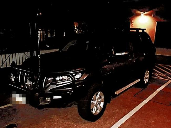 The 4WD paid for by Defence but misappropriated by AFP Protective Services Officers for personal use. Picture: Supplied