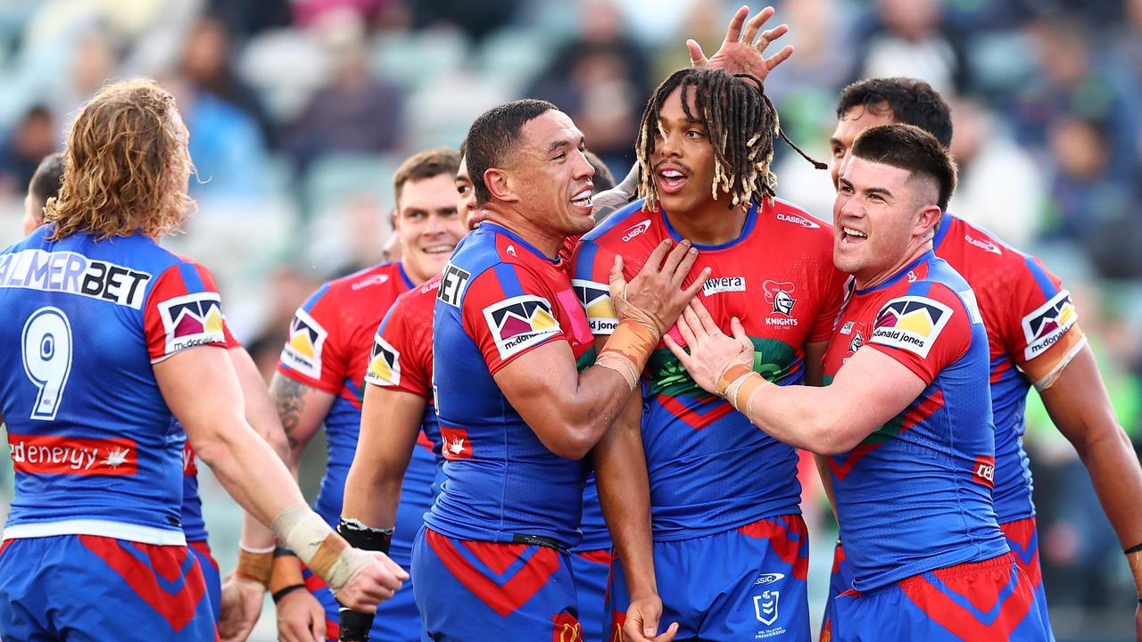 There were hopes last week that Dom Young would be back at the Knights by now. Picture: Mark Nolan/Getty Images