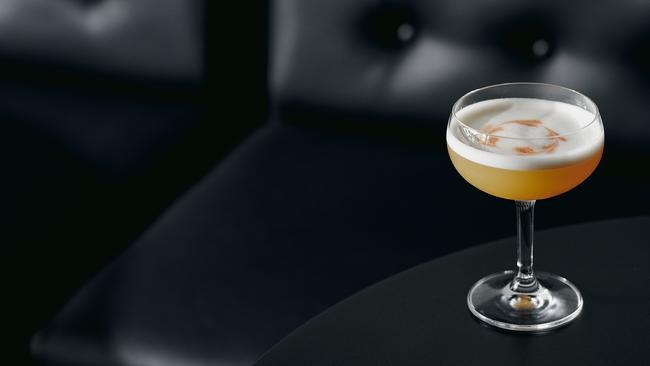 Drink it in: Cocktails are in focus at Estelle, such as this Old Spice rum sour