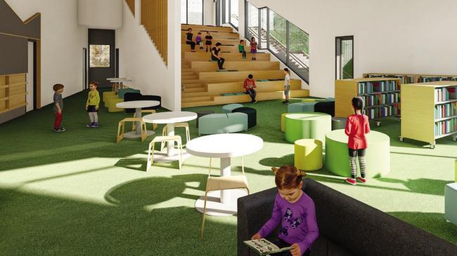 An artist’s impression of Denholm Court Public school which opened to students in Term 3 this year.