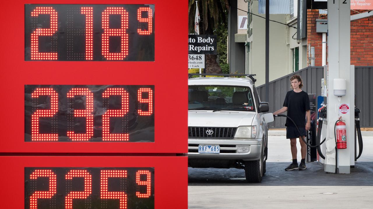 Petrol prices have spiked across the country, with most motorists now being slugged more than $2 a litre when they fill up. Picture: Tony Gough