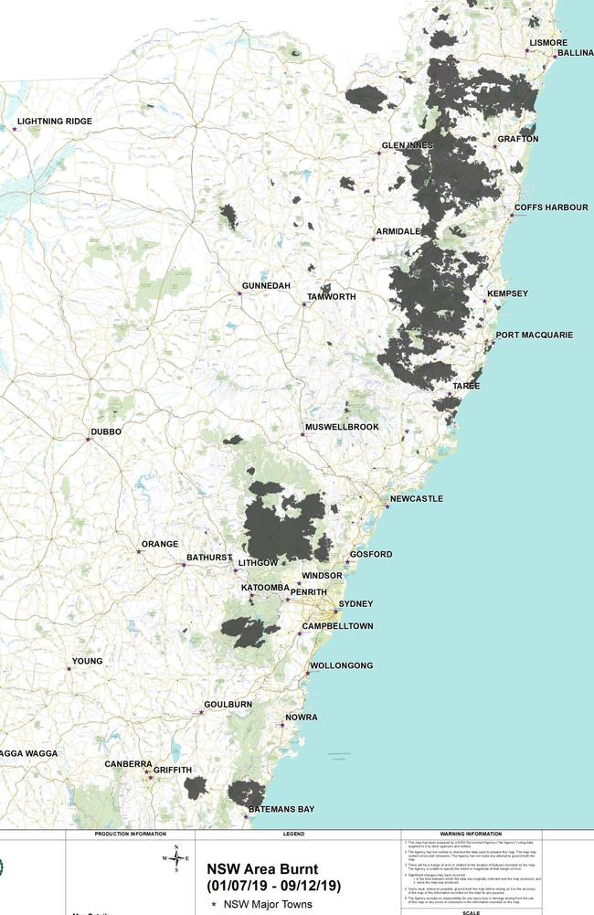 NSW Bushfires Map Shows Huge Extent Of State S Burned Land Herald Sun   135ee6f1547ea871bdd121aa9cb152e4