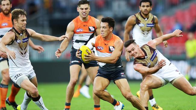 The Giants had first crack at securing Dylan Shiel. Picture: Getty