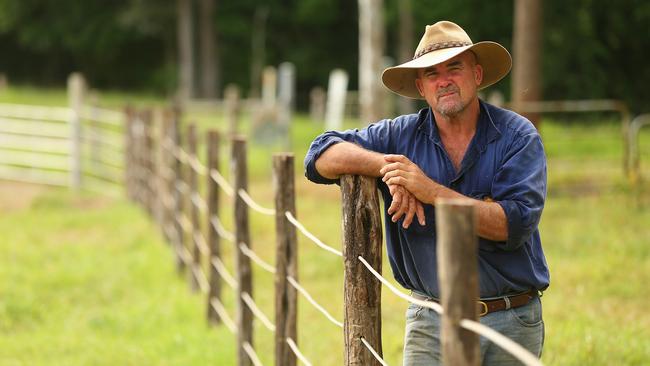 Martin Bella, on his property about 70km south of Mackay, QLD in 2017. Lyndon Mechielsen/The Australian