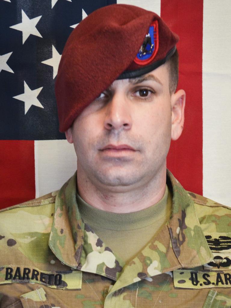 Sgt. 1st Class Elis A. Barreto Ortiz, 34, was killed in Kabul, Afghanistan. Picture: AP