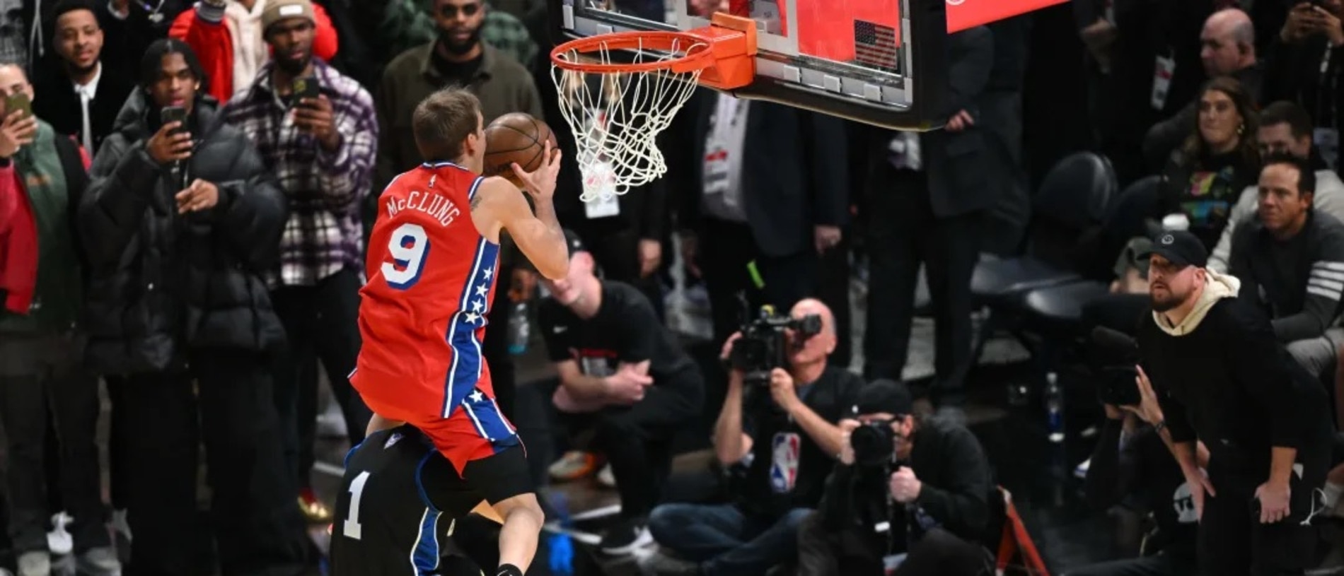 Basketball: Short, 'white guy' Mac McClung stuns NBA All-Stars with  high-flying dunk competition win