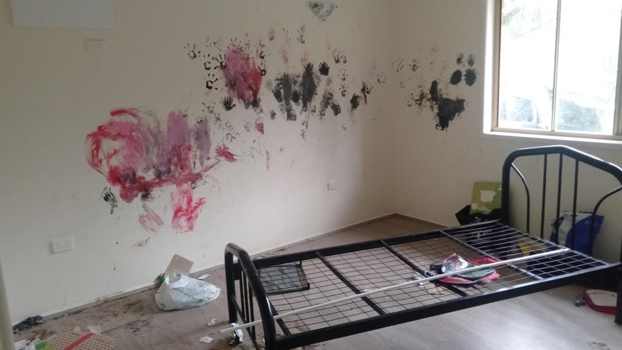 Parent room in Gladstone home left in shocking condition.