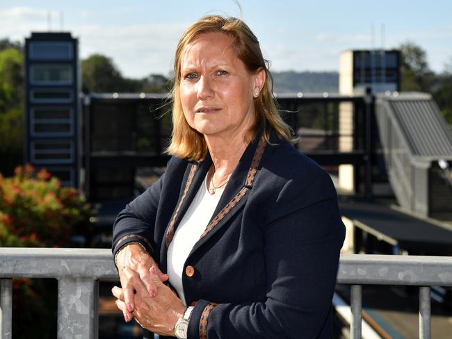 Wollondilly Mayor Judith Hannan at Picton station. Picture: AAP Image/Joel Carrett