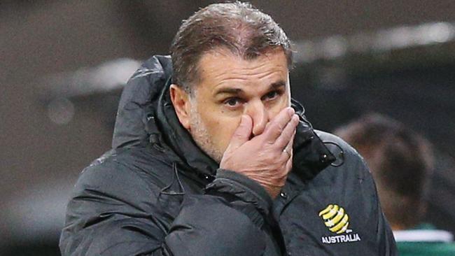 Ange Postecoglou knows how close the Socceroos came to blowing it. (Michael Dodge/Getty Images)