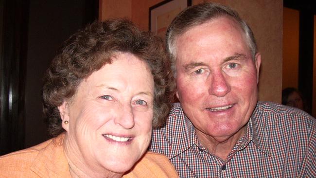 Former Bankstown MP Doug Shedden with his wife Patricia.