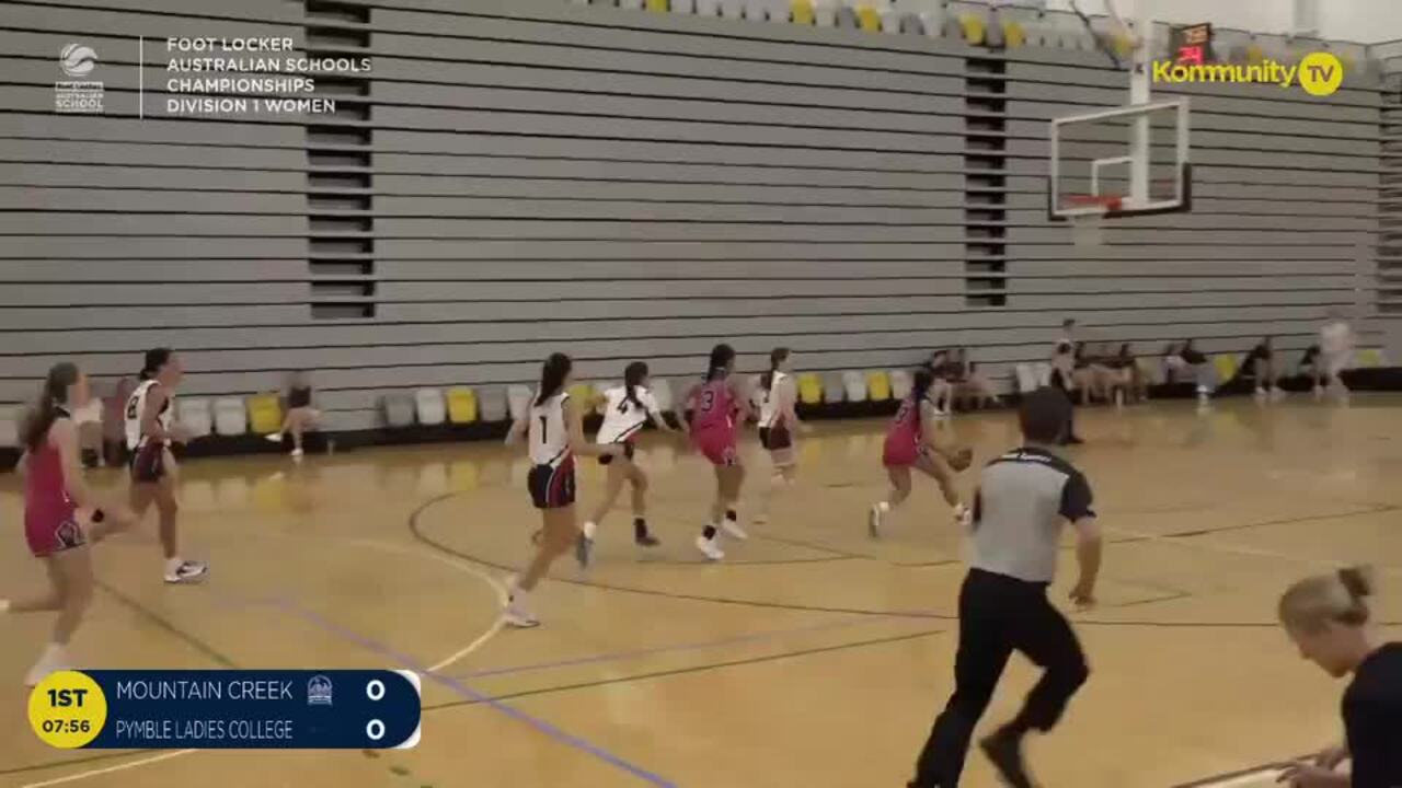 Replay: Mountain Creek SHS v Pymble Ladies College (U20 Women Div 1) - 2024 Basketball Australia Schools Championships Day 1