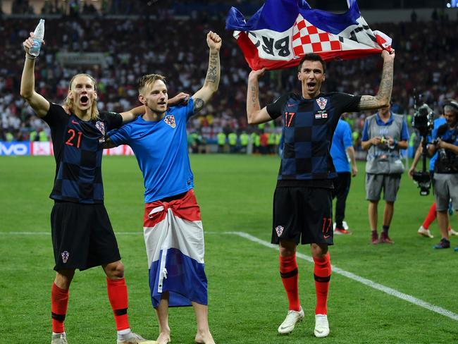 Croatia made history by reaching the final for the first time.