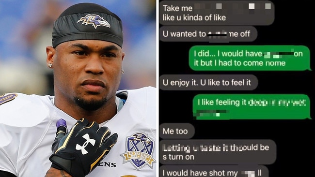 Steve Smith and the texts allegedly sent. Photo: X ang Rob Carr, Getty images.