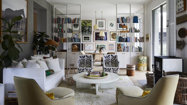 Neutrals were used internally to allow for the Ramsay’s colourful stylings. Photo: Armelle Habib