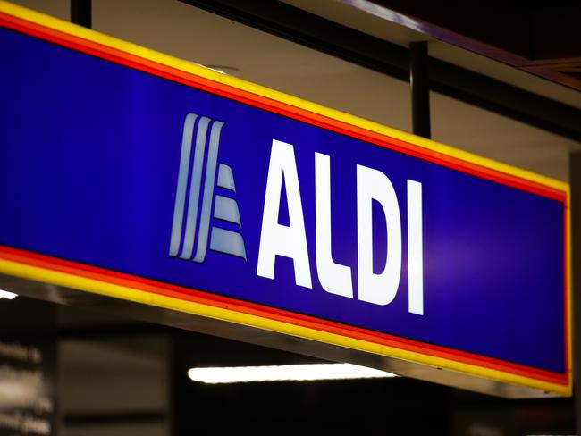 SYDNEY, AUSTRALIA - NewsWire Photos MAY 23, 2021: A general view of Aldi Supermarket signage in Surry Hills in Sydney, Australia. Picture: NCA NewsWire / Gaye Gerard