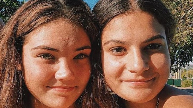 Jordyn Callea, right, in a photograph with her best friend Sophia Naismith, on Instagram.