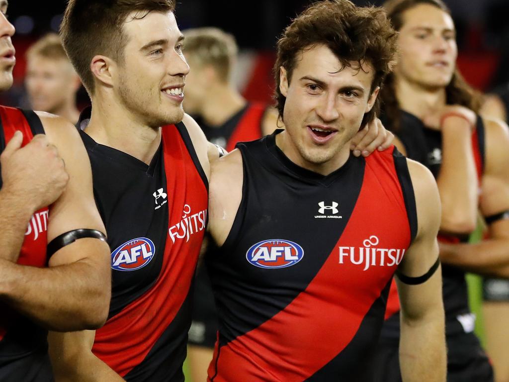 Zach Merrett and Andrew McGrath.