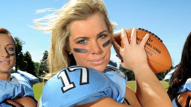 Jacinda Barclay played in the Legends Football League in the US.