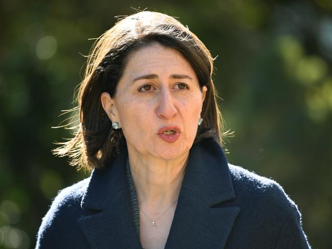 NSW Premier Gladys Berejiklian has called for a change to the lyrics of the national anthem to better acknowledge the nation’s proud Indigenous history. Picture: NCA NewsWire/Joel Carrett