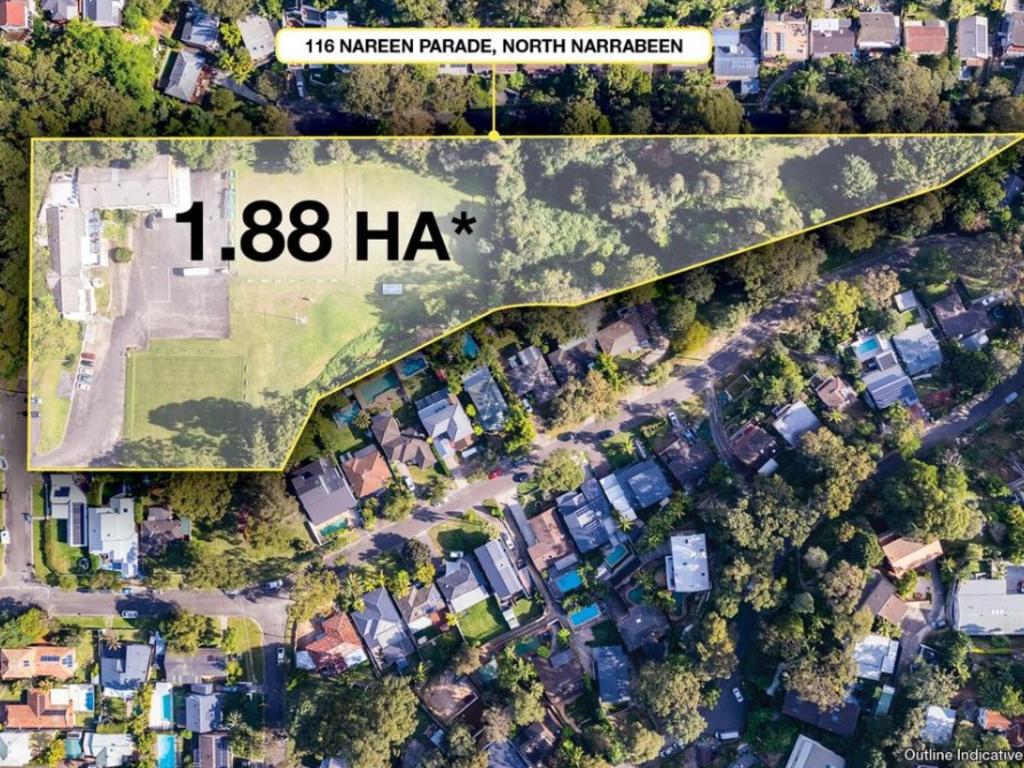 The site of the former Narrabeen RSL site at North Narrabeen that is proposed to become a residential subdivision. Picture: Supplied