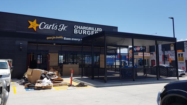 Carl's Jr Rothwell is expected to open on December 13 at Rothwell Village. Photo Erin Smith