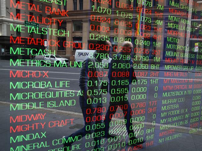 SYDNEY, AUSTRALIA -  Newswire Photos: JUNE 11 2024: A general view of the digital boards at the Australian Stock Exchange in the Sydney CBD ahead of the NSW Budget being handed down next week. Picture: NewsWire / Gaye Gerard