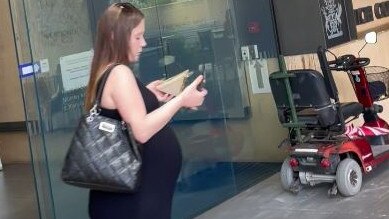 Hope Allirra Kaye Kennedy-Tilse leaving Ipswich Courthouse on February 16, 2023. Picture: Nicola McNamara