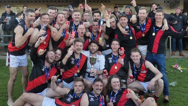 Waaia won the 2022 premiership. Picture: Waaia Football Netball Club