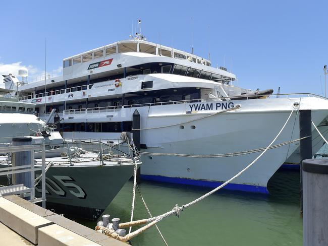 MV YWAM PNG is a 60m former cruise liner which acts as a health centre in Papua New Guinea. Picture: MATT TAYLOR.