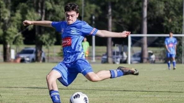 Helping the Stratford Dolphins Football Club U18s to finish a stunning season with four trophies was player Ronan Freeman, 16. Picture: Ashleigh Layne Photography