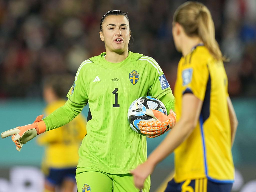 Zecira Musovic, Sweden goalkeeper, Women’s World Cup 2023 Backup