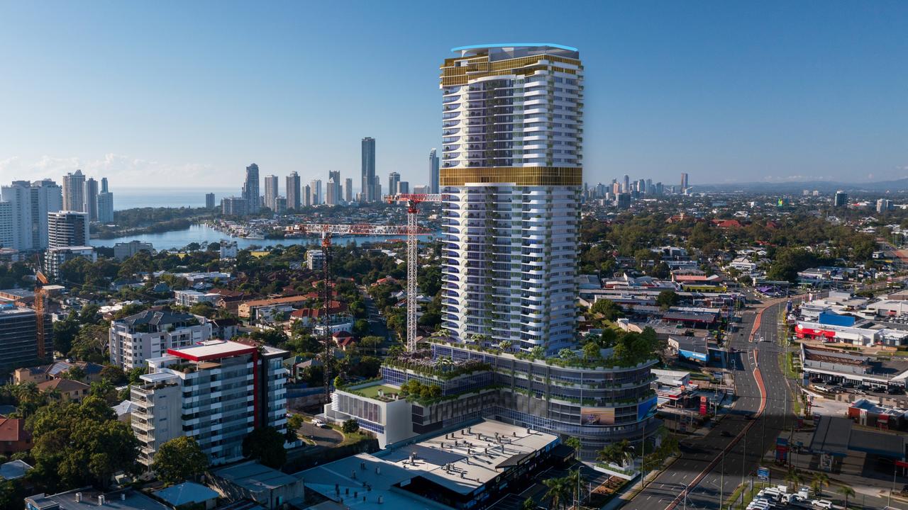 Artist impression of Monarch Place, stage 2 of the Imperial Square development which will be built in Southport on the Gold Coast by Azzura Group, headed by Robert Badalotti. Picture: Supplied.